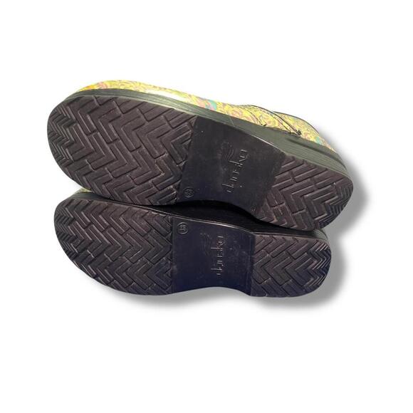 Dansko Women's Clogs (Professional Clogs) Size US 7.5-8 EU 38 Watercolor Floral - Picture 12 of 13